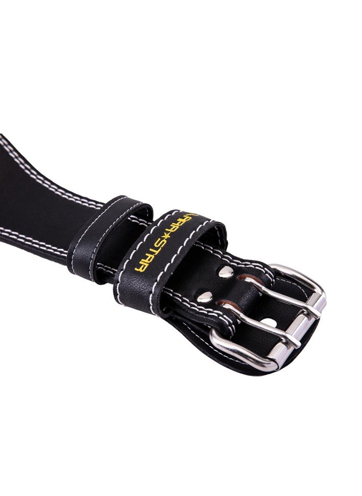 LS0828 Cowhide Embroidered Weight Lifting Belt