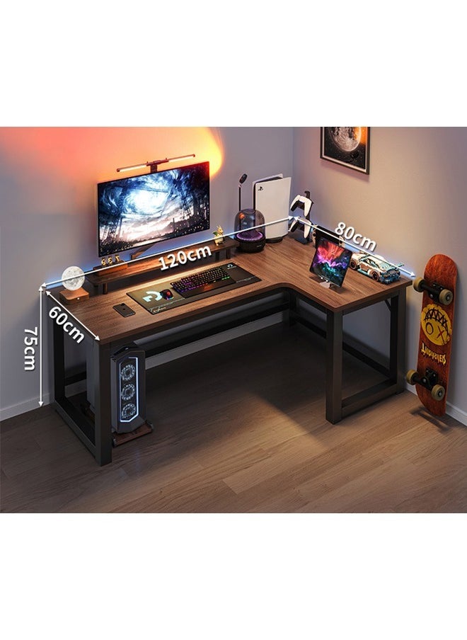 Computer and Multifunction Table Home Office Workstation 120X80 cm (Right Corner)