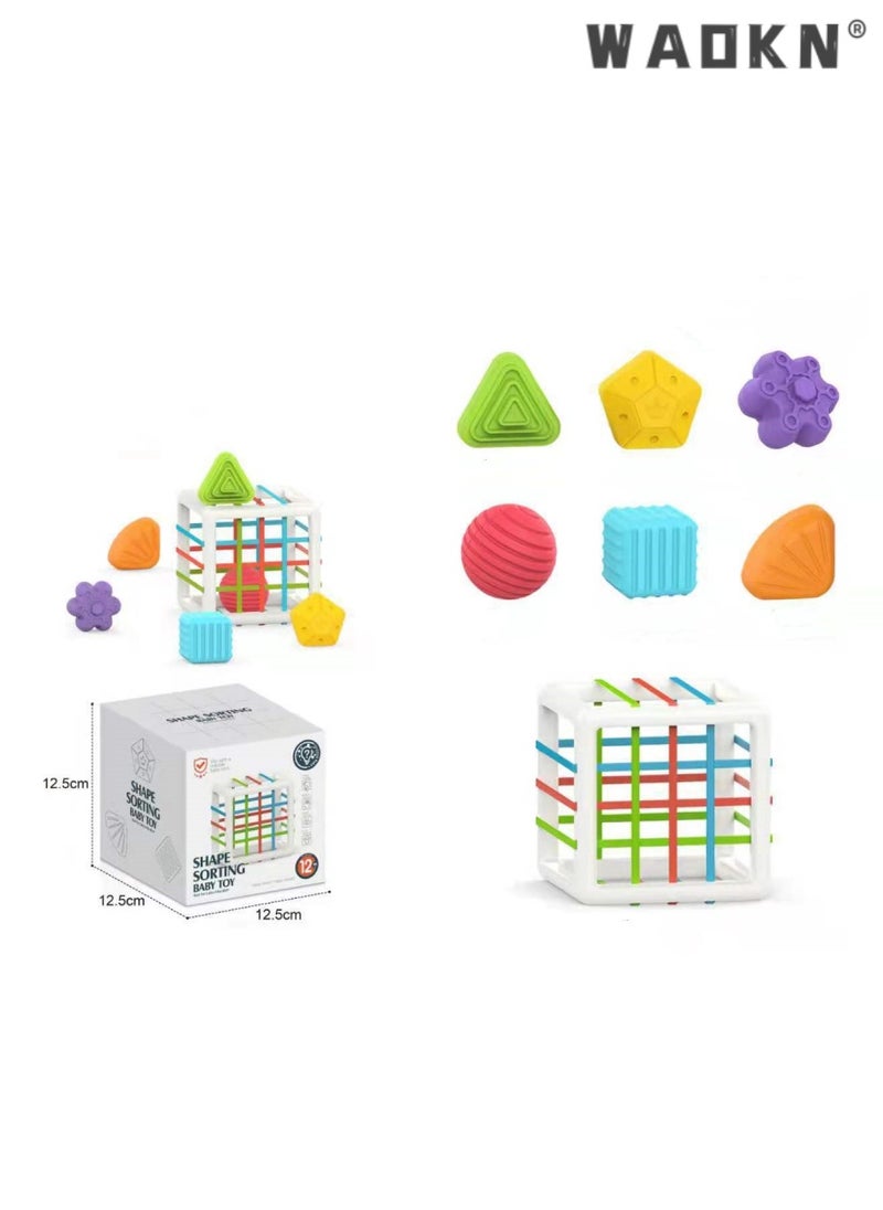 Baby Shape Sorter Toys for 6 Months Plus, 1st Birthday Gifts for Baby Boys Girls, Baby Sensory Toys for 12 Months, Montessori Toddler Toys for Baby age 1-2