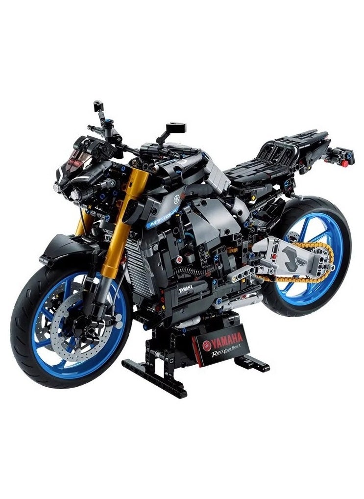 Children's Motorcycle Model Building Block Toy