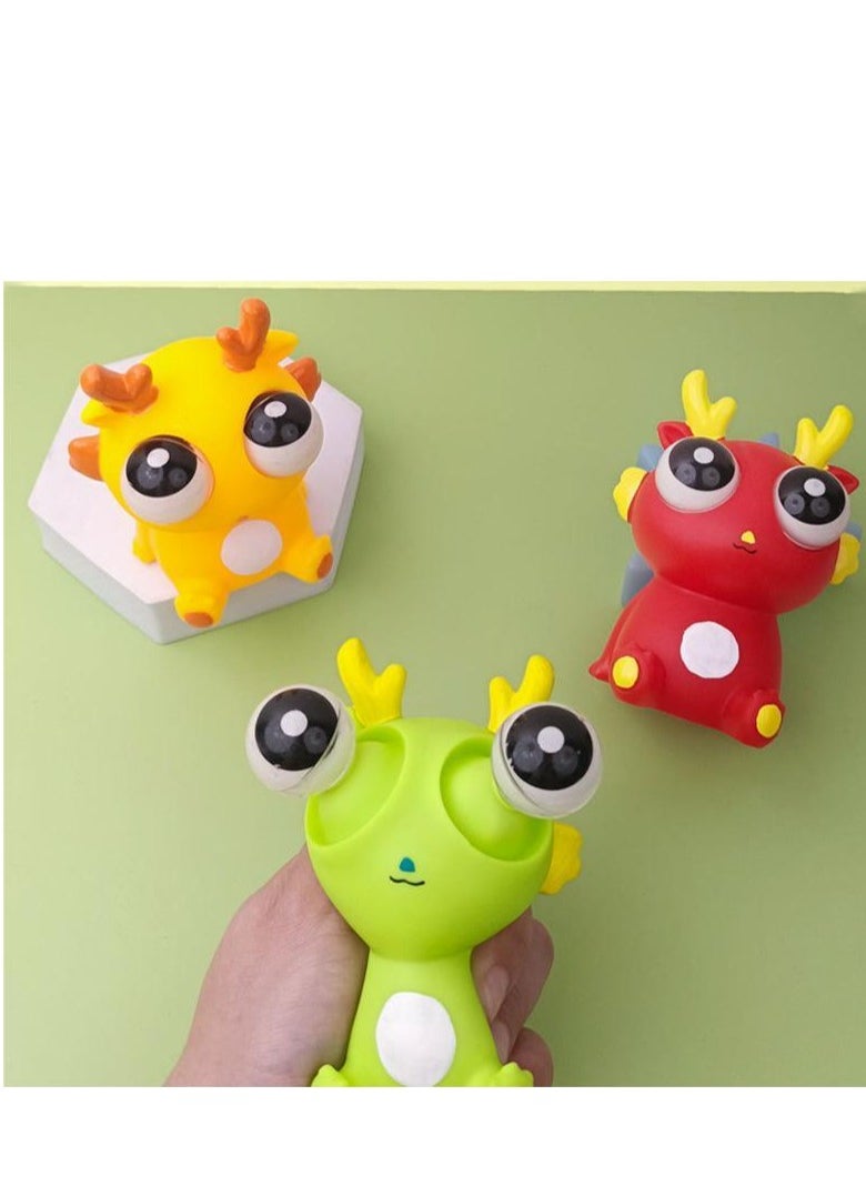 Explosive Eyes Dragon Pinch Decompression Toy