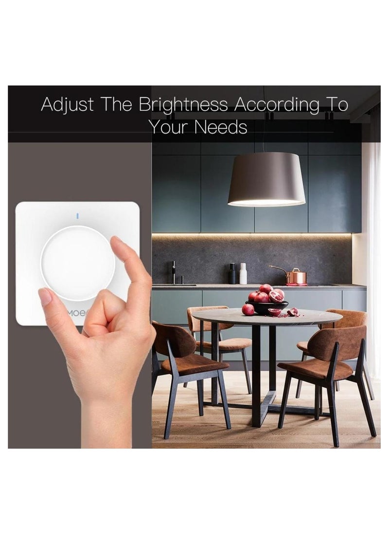 MoesZigbee Smart Rotary Light LED Dimmer Switch  Dimming Control