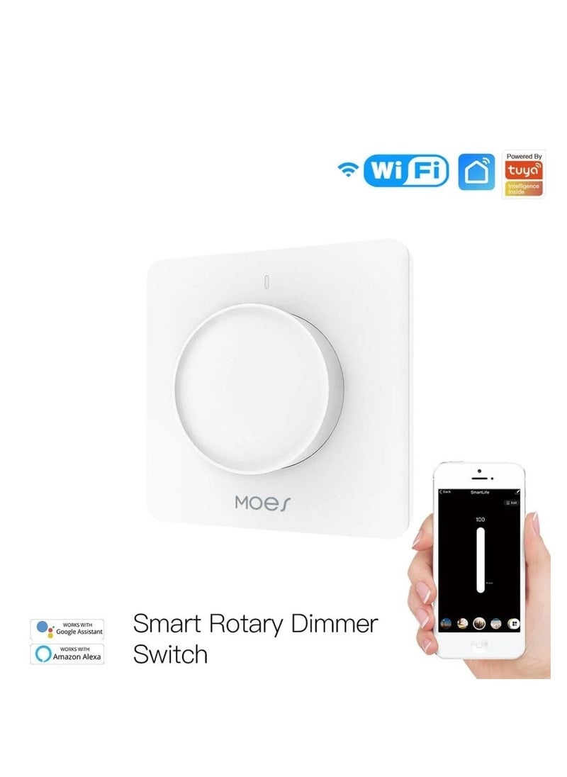 MoesZigbee Smart Rotary Light LED Dimmer Switch  Dimming Control