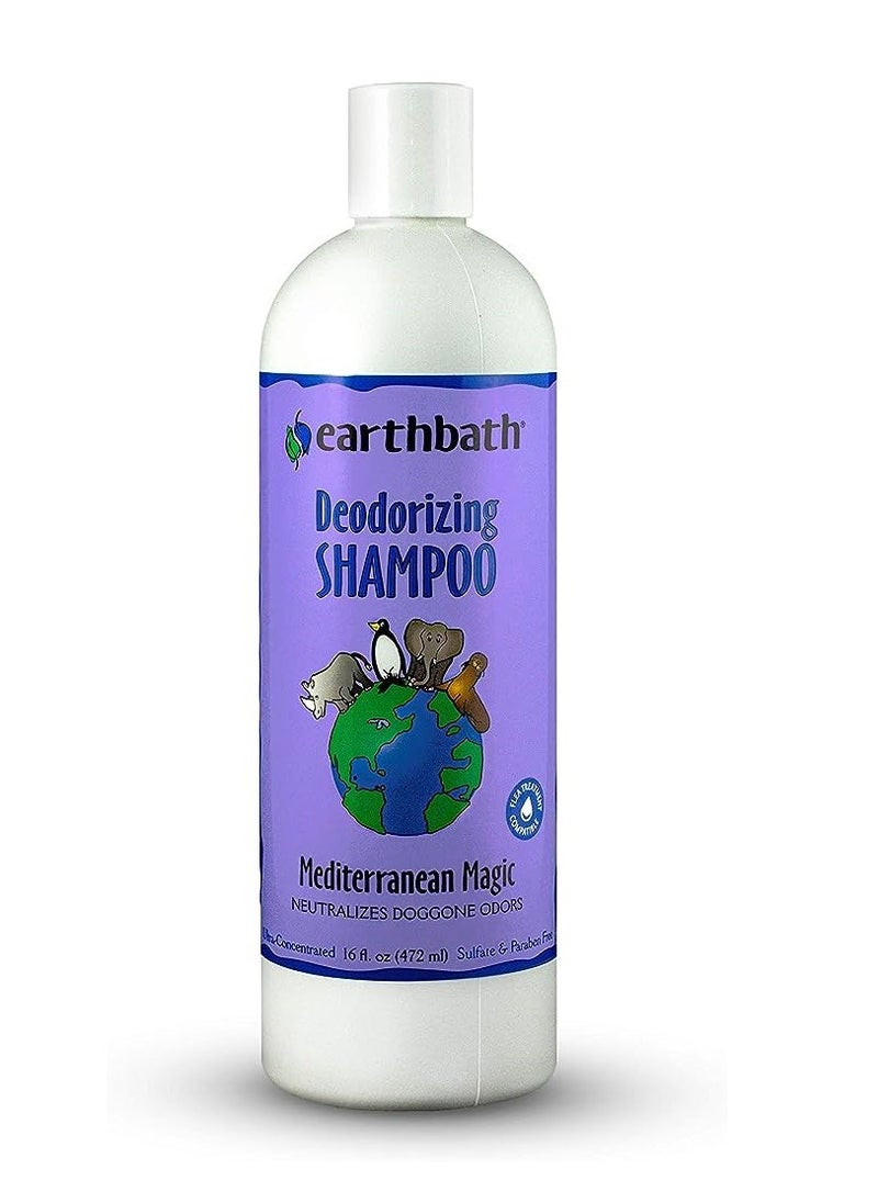 Deodorizing Shampoo Mediterranean Magic Neutralizes Doggone Odors Made in USA 472ml