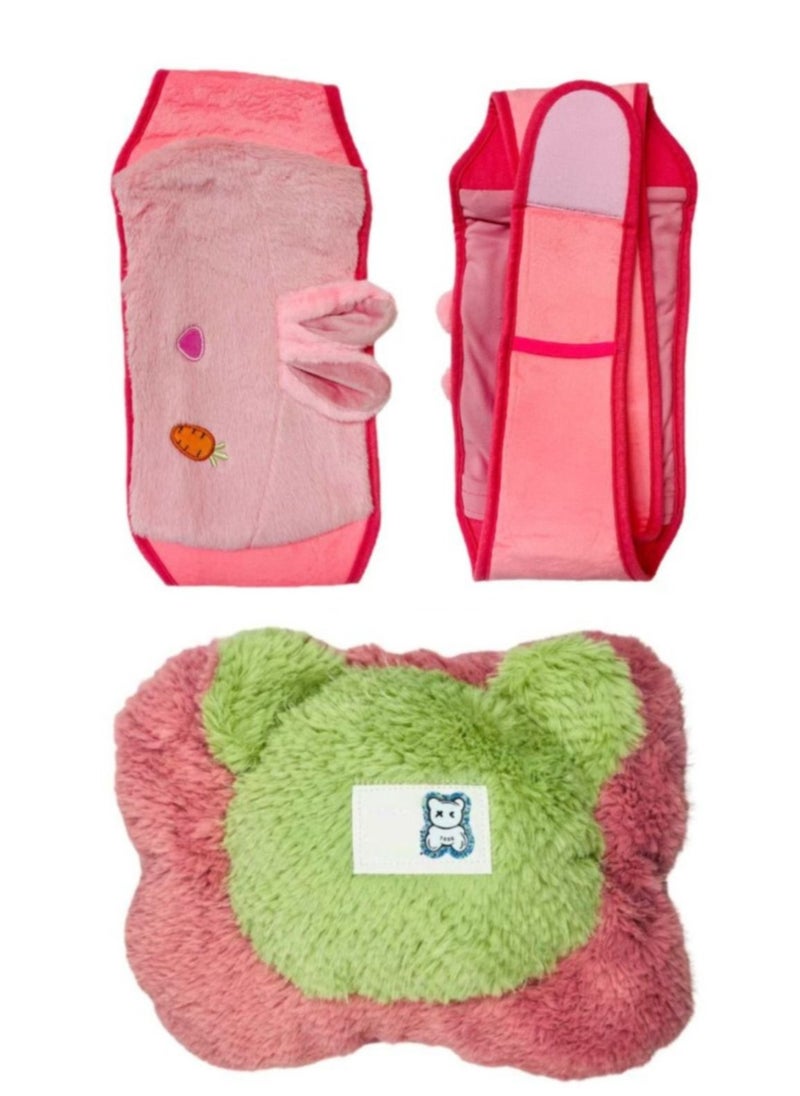 Electric Hot Water Bag For Body Pain Hot Water Bottle Set with Cover Small Hot Water Bottle Back Neck Waist Legs Children Baby Adult The Best Winter Gifts Bundle Offer 2 Pcs