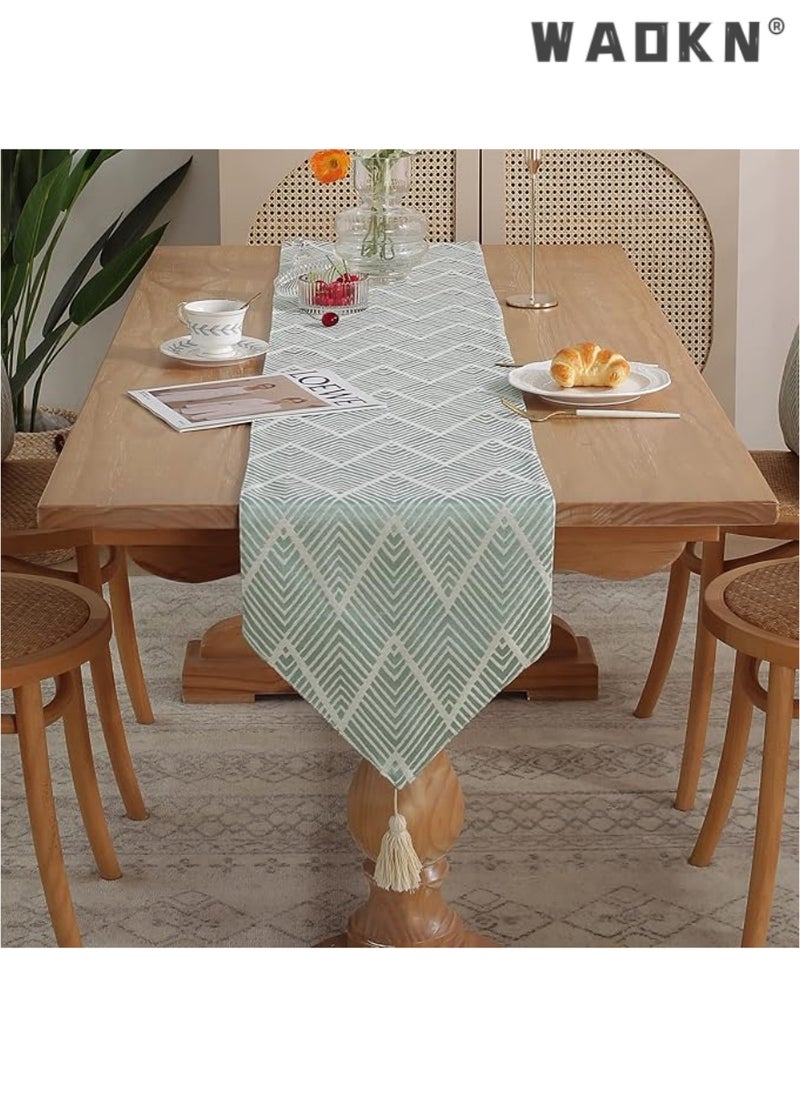 Table Runner for Dining Table, Table Runners 180x33cm for Holiday Party, Wedding, Dining Kitchen Living Room Home Decor