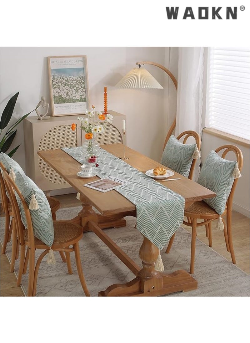 Table Runner for Dining Table, Table Runners 180x33cm for Holiday Party, Wedding, Dining Kitchen Living Room Home Decor