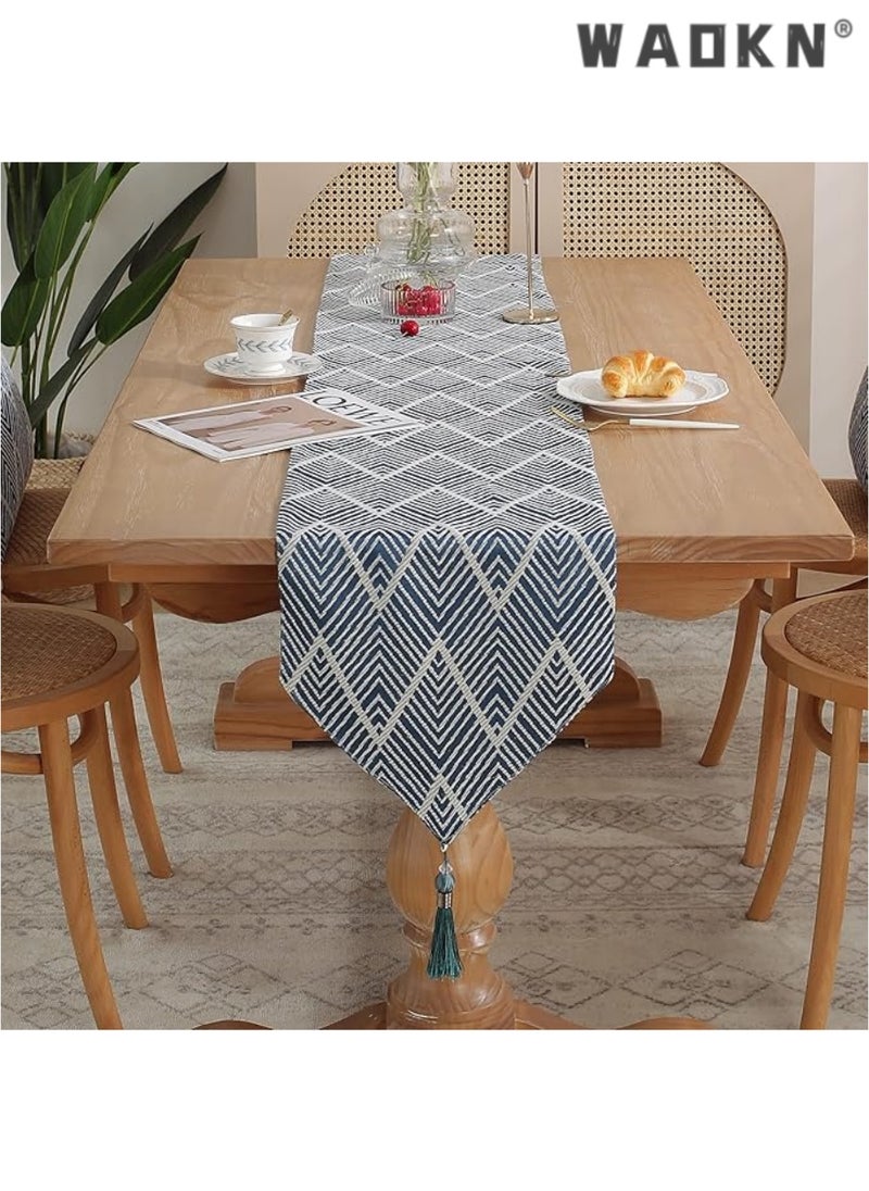 Table Runner for Dining Table, Table Runners 180x33cm for Holiday Party, Wedding, Dining Kitchen Living Room Home Decor