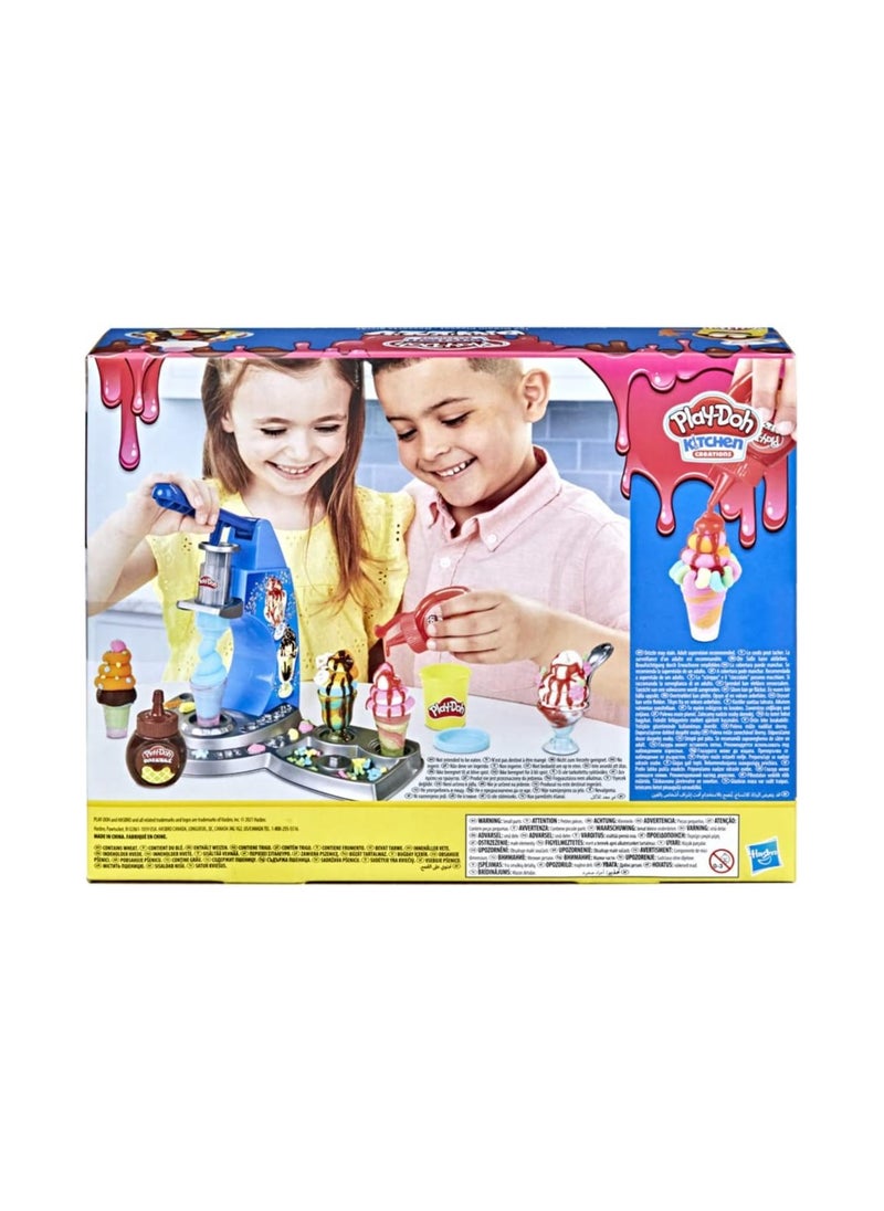 Kitchen Creations Drizzy Ice Cream Playset Featuring Drizzle Compound and 6 Non Toxic Colors