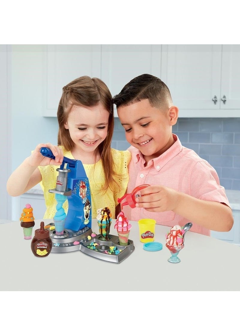 Kitchen Creations Drizzy Ice Cream Playset Featuring Drizzle Compound and 6 Non Toxic Colors