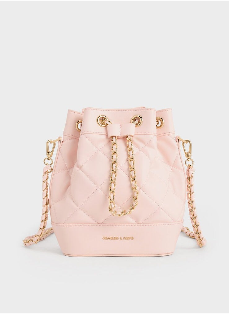 Julia Quilted Two-Way Bucket Bag