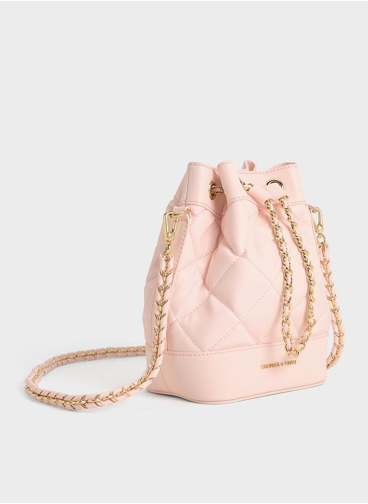 Julia Quilted Two-Way Bucket Bag