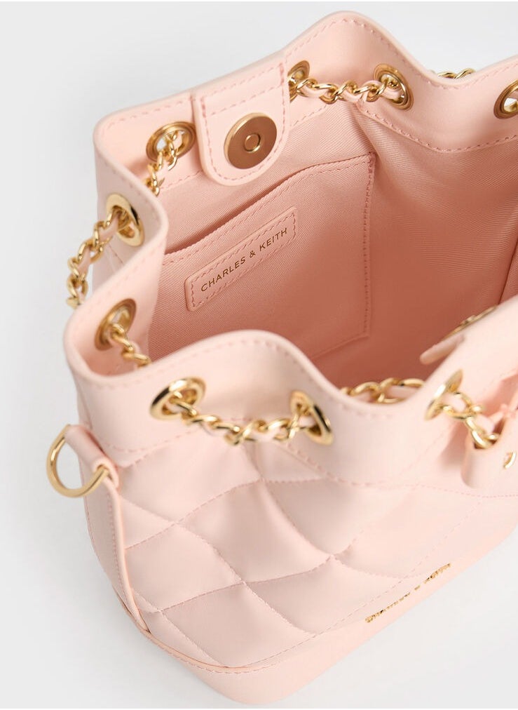 Julia Quilted Two-Way Bucket Bag