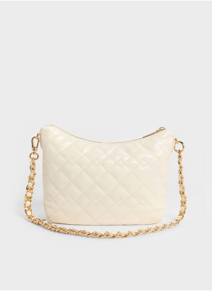 Duo Quilted Slouchy Hobo Bag