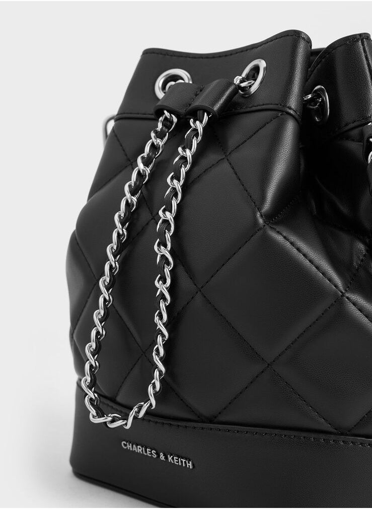 Julia Quilted Two-Way Bucket Bag