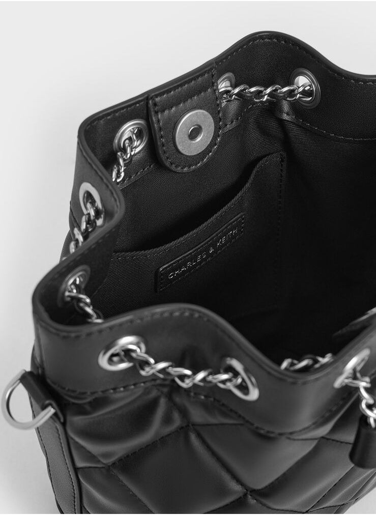 Julia Quilted Two-Way Bucket Bag