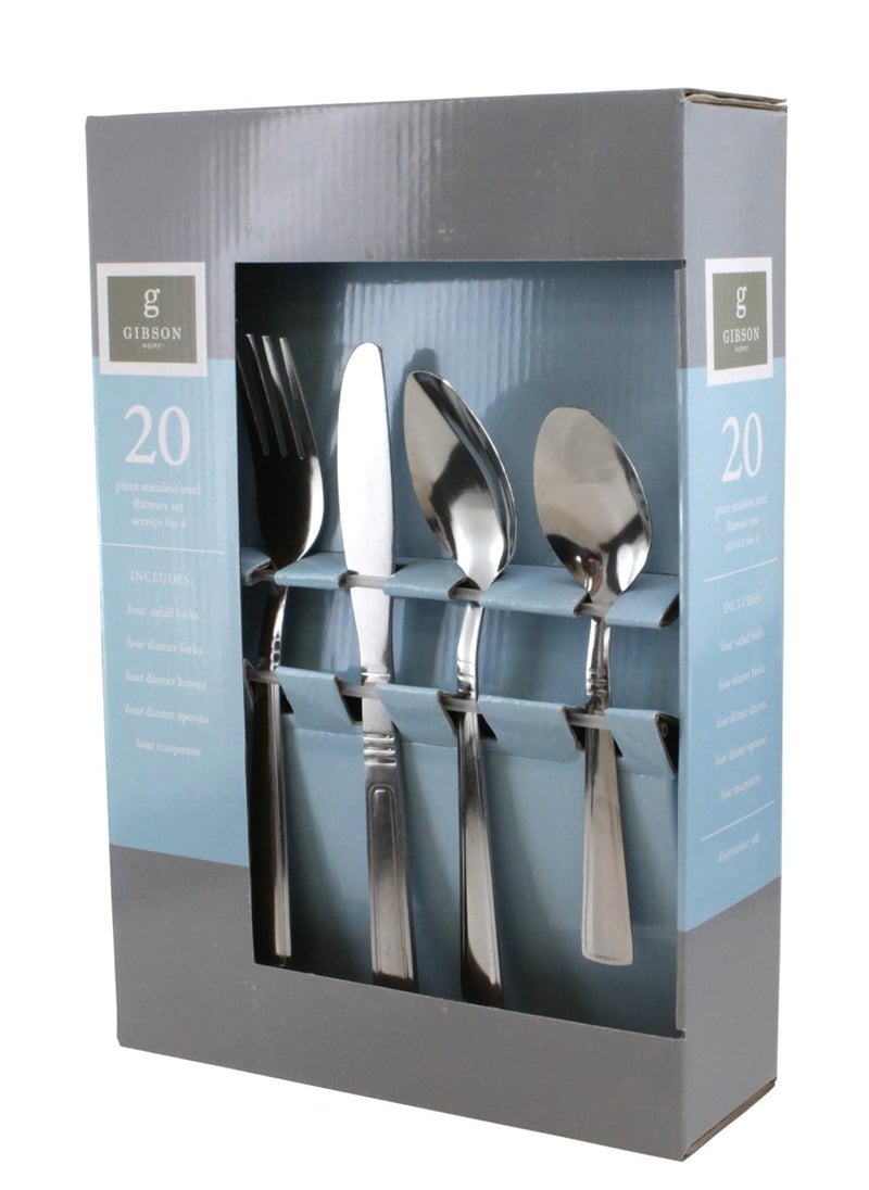 Gibson Everyday 20 Pieces Cutlery Set Stainless Steel