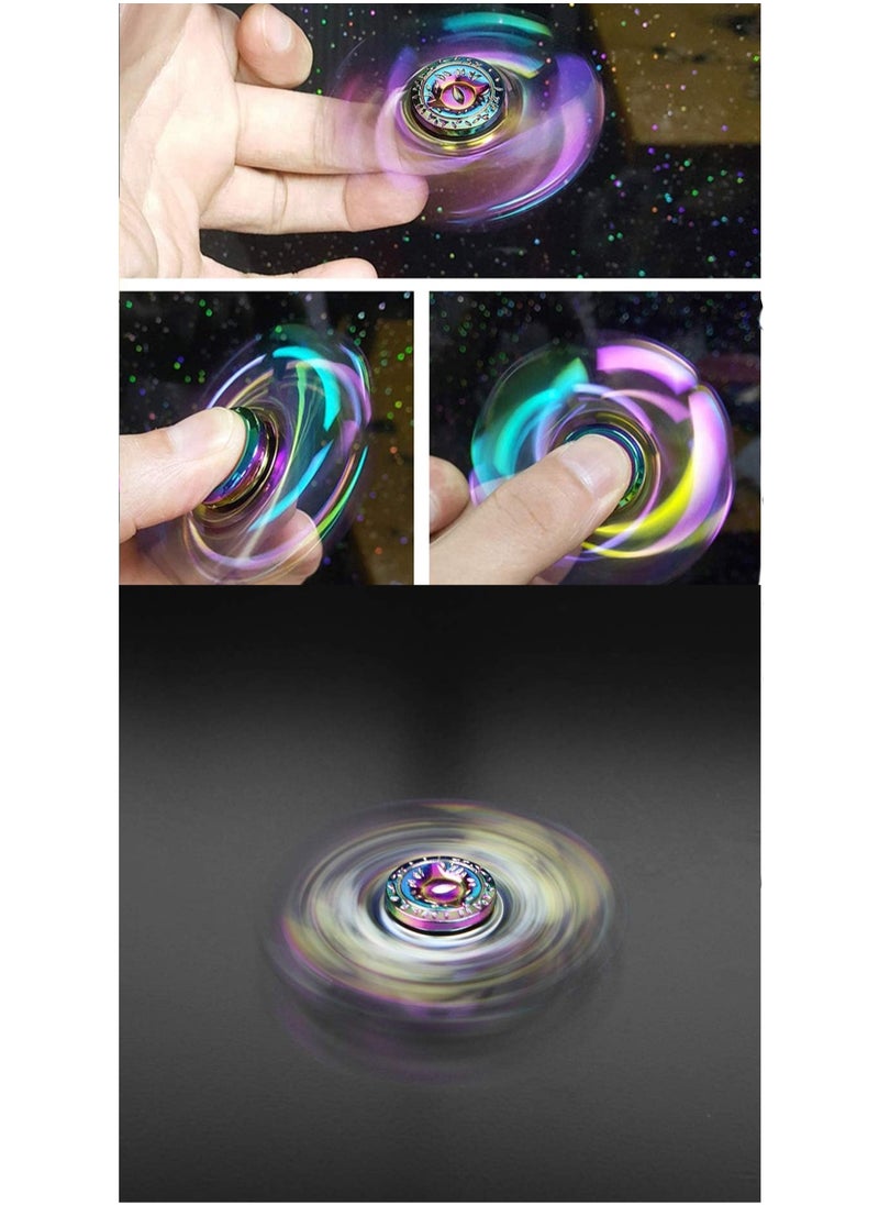 Vine Colorful Fidget Spinners Relieve Stress And Anxiety, Finger Spinners Metal Focus Stainless Steel, Eliminate Boredom For Children Adults, Birthday Gift
