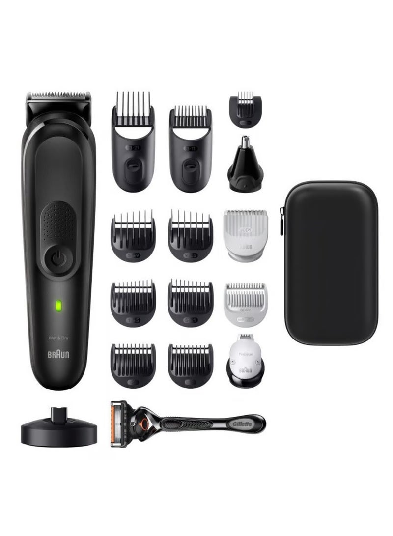 Series 7 17-in-1 All-in-One Waterproof Style full Body Grooming Kit with Premium Travel Case and Charging Stand