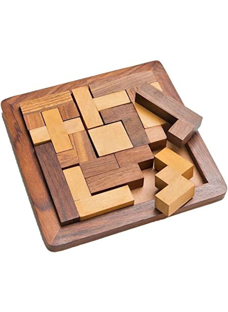 Wooden Jigsaw Puzzle Wooden Toys Games for Kids Travel Games for Families Unique Gifts for Children Indoor Outdoor Board Games