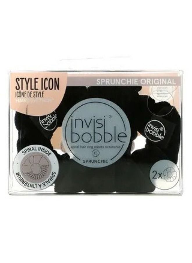 Invisibobble Sprunchie Original True Black 2 Pack