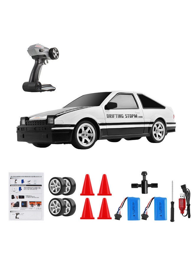 Remote Control Car, 1:16 Scale 2.4G Remote Control Drift Car High Speed 4WD Racing Car with Extra Drift Tires 2 Battery