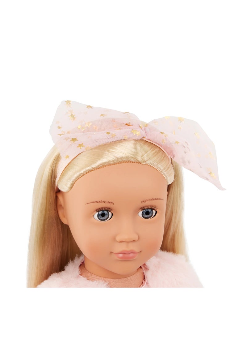 Our Generation - Miranda Doll With Pink Holiday Dress