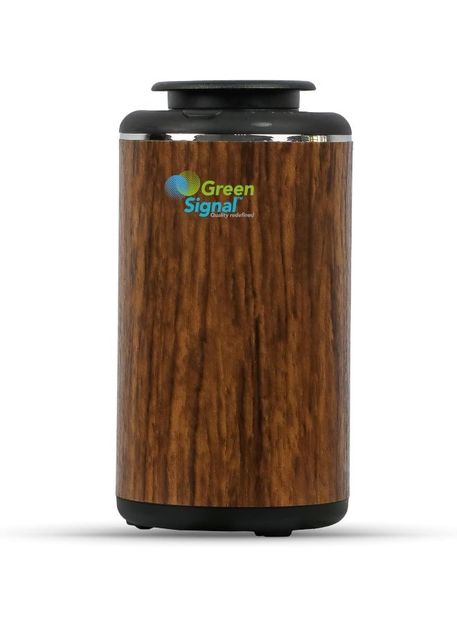 Aroma Oil Car Scent Device - Brown Wood (Rechargeable)