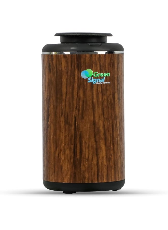 Aroma Oil Car Scent Device - Brown Wood (Rechargeable)