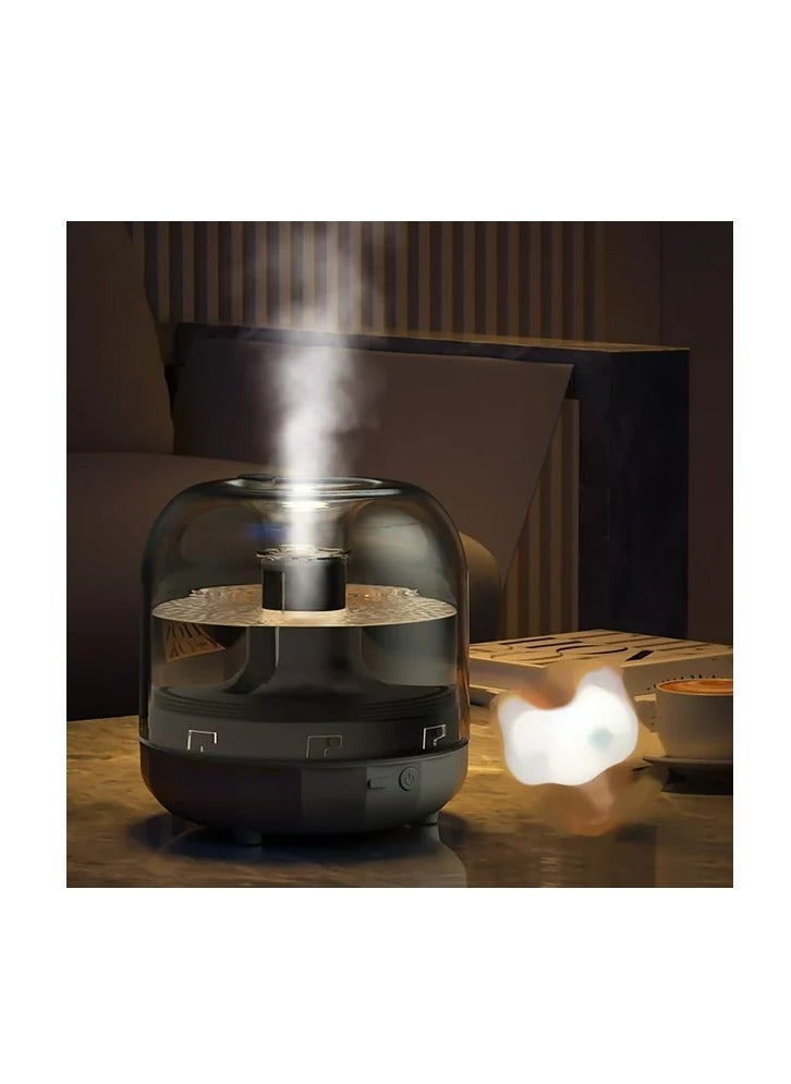 USB Powered Auto Shut Off Quiet Cool Mist Night Light Home Air Humidifier With Colorful Light Large Capacity 500ML For Bedroom And Office Plants And Also Easy To Clean