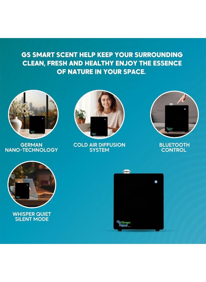 Bluetooth Aroma Diffuser machine Small - Brown