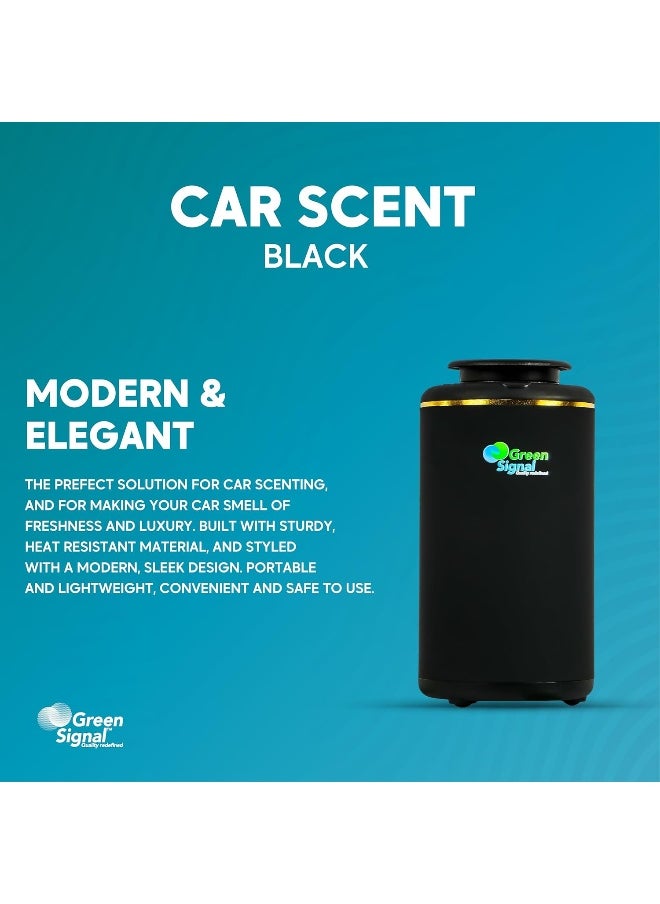 Aroma Oil Car Scent Device - (Rechargeable) (Black)