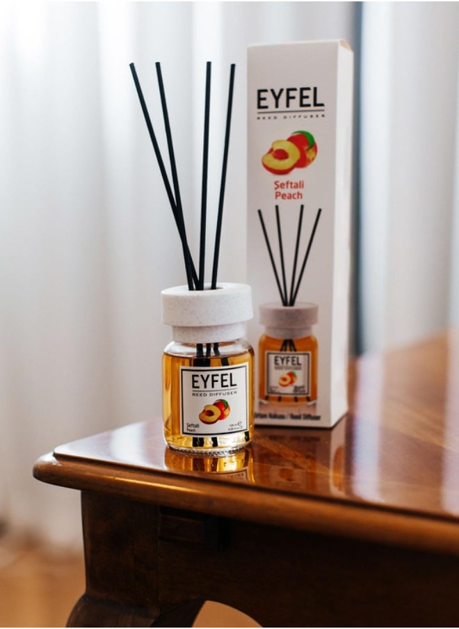 eyfel eau de parfum REED DIFFUSER - PEACH 120ML pack of 2