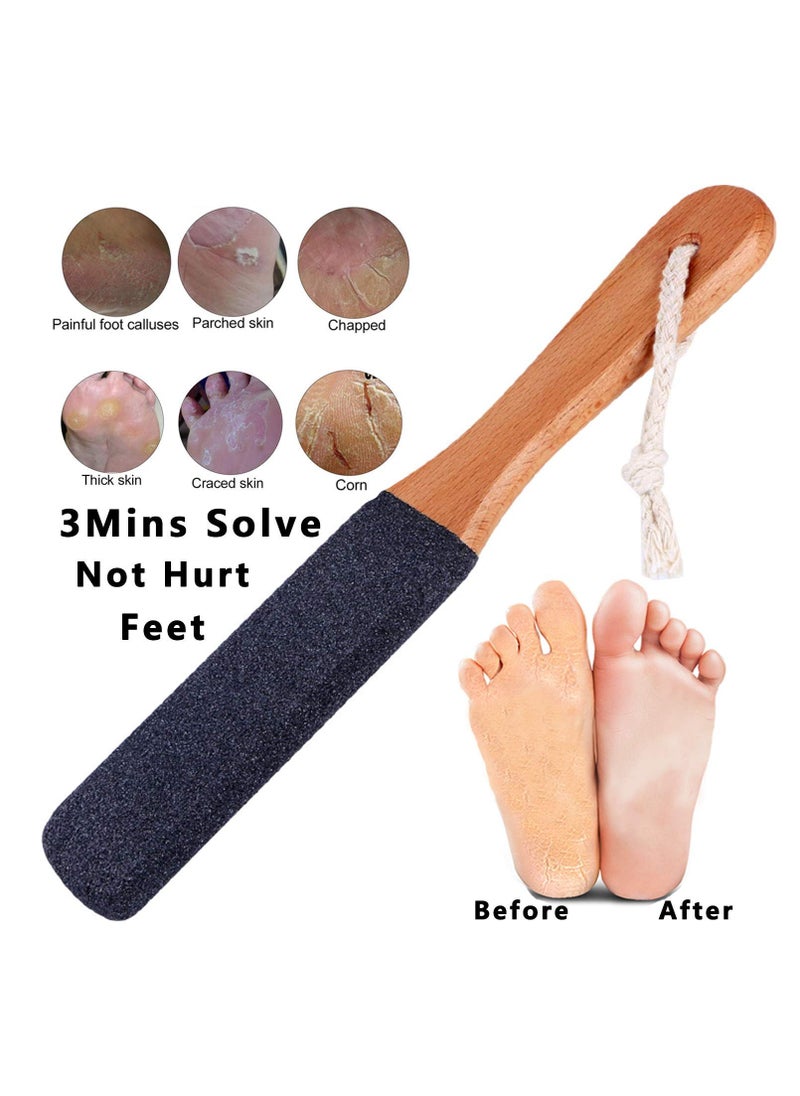 Foot File Callus Remover Foot Scrubber Professional Pedicure Foot Rasp Removes Cracked Heels Dead Skin Corn Hard Skin Pumice Stone for Scraper File Brush Tools for Wet and Dry Feet