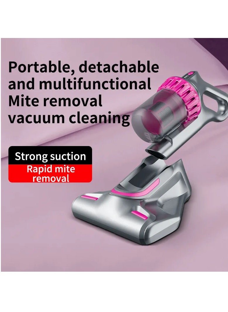 4-in-1 Split Design LCD Display Handheld Vacuum Cleaner with UV-C & UV Mite Remover for Car & Home Dust Mite Control