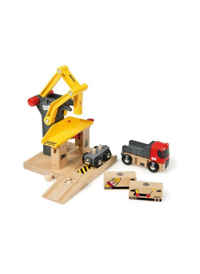 World - 33280 Freight Goods Station | Versatile Toy Train Set For Kids | Interactive Play | Sustainable Wood Construction | Ideal For Toddlers Aged 3 And Up