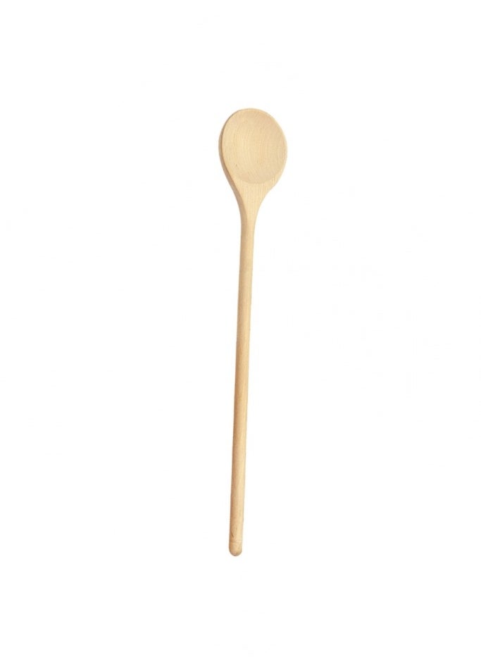 Round Spoon Woody, Assorted, 28 cm Kitchen  Wooden Spatula Essentials Cooking Utensil