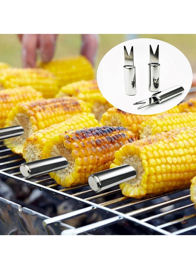 20-Piece Stainless Steel BBQ Tool Set with Black Carrying Bag