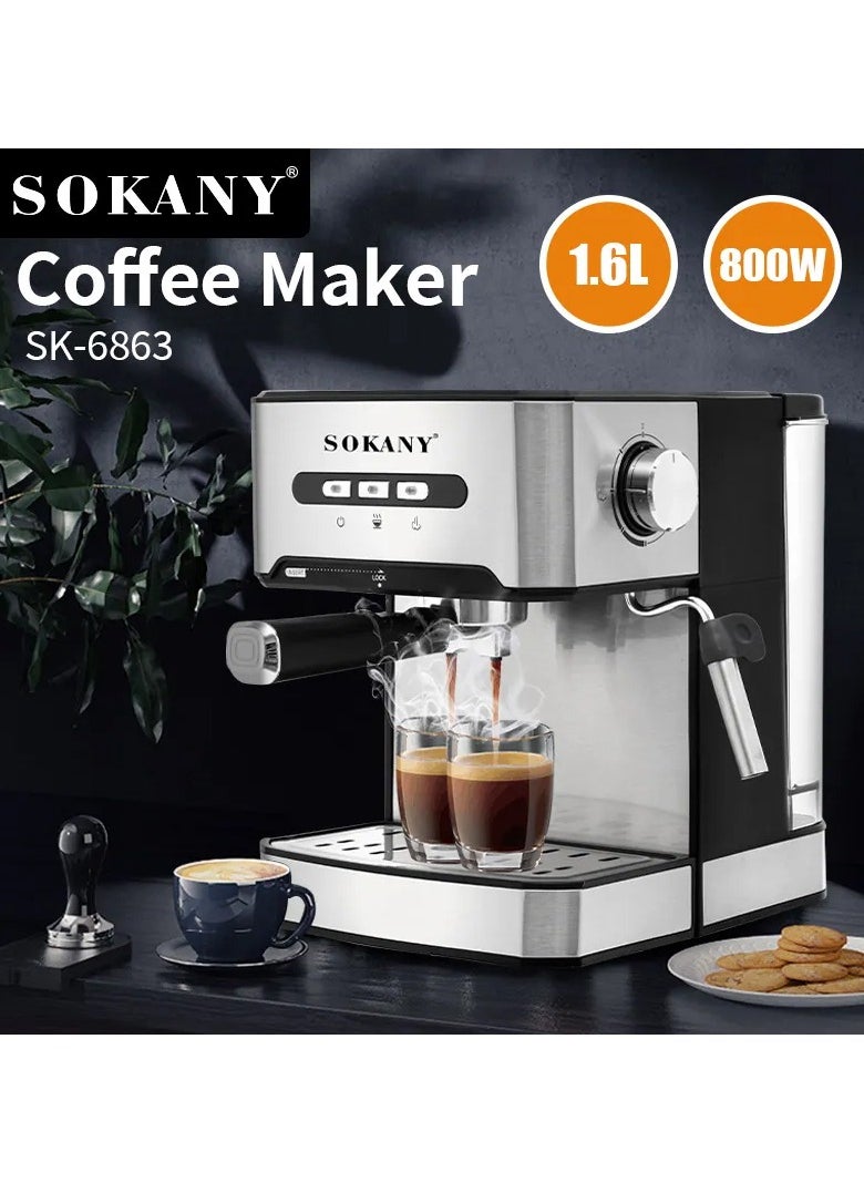 Espresso Maker Portable Espresso Coffee Makers Espresso Steel Espresso Coffee Maker Electric Moka Pot Professional Espresso Coffee Maker