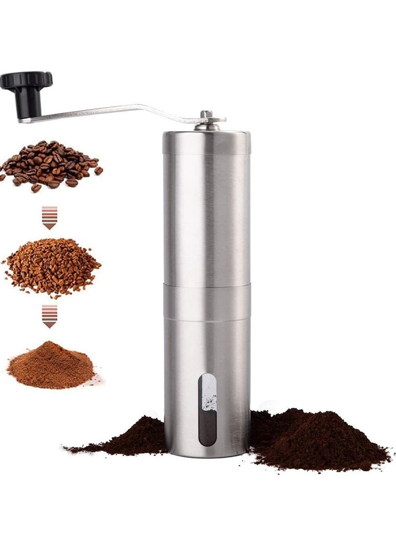 10 Pcs Coffee Maker Set with Adjustable Thickness, Layered Extraction, EVA Bag, Electronic Scale, Manual Grinder, 600ML Kettle, 600ML Server, 2-4Cups Dripper, 250ML Mug, Thermometer, Filter Paper and Spoon, DLC-CM7322 Coffee Set