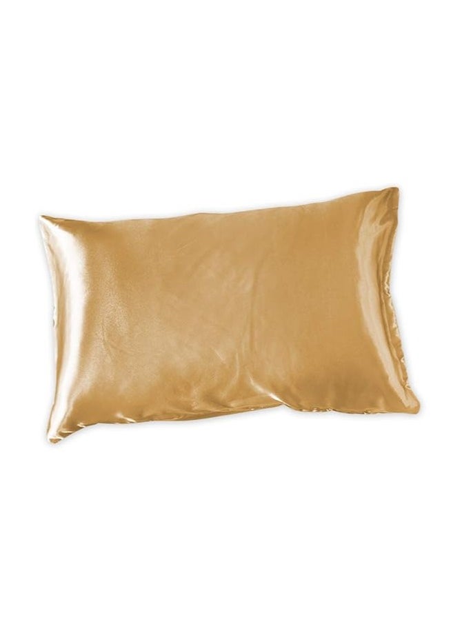 Generic Silk Polyester Quilt Cover, Gold, 168cm X 229cm, Vg-2Bs-Silk-Gld