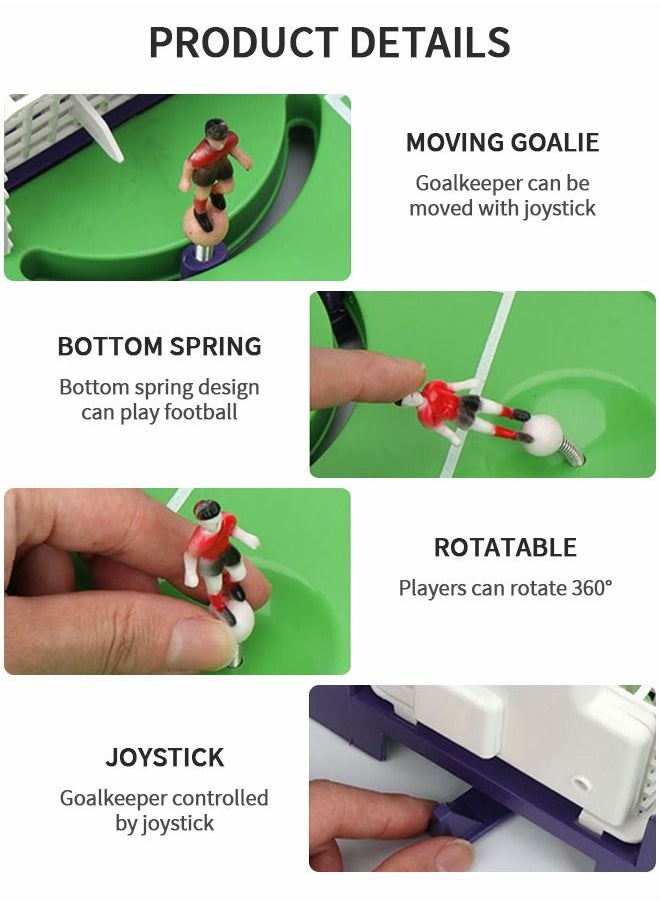 Foosball Table, Portable Mini Foosball, Soccer Game, Small Table For Playroom And Home Games, Travel Games