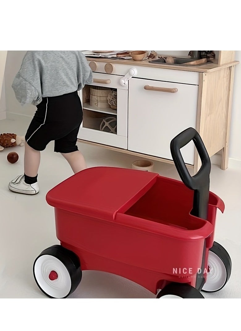 Children's four-in-one small pull cart baby can sit and ride four-wheel scooter 1 to 6 years old children's yo-yo car baby stroller