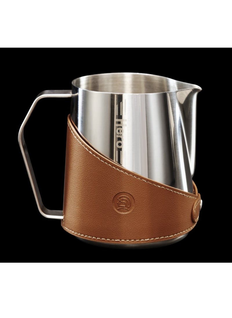 zeroHero Advanced 450ml Milk Pitcher – 304 Stainless Steel , Available in Bright , White , Teflon , Dark Green , Aged Silver.