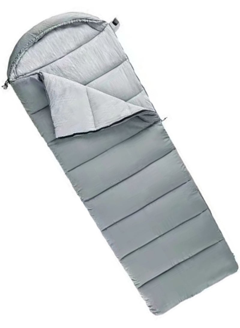 Hooded Envelope Sleeping Bag for Outdoor Camping