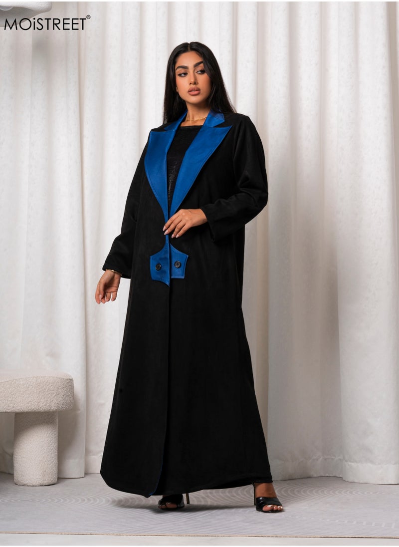 MOiSTREET Handmade Suede Chamois Abaya