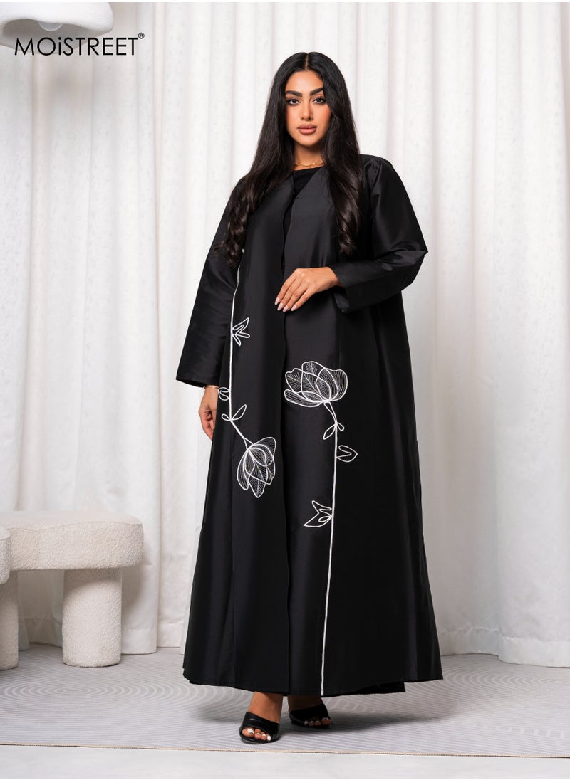 MOiSTREET Handmade Tafta Abaya