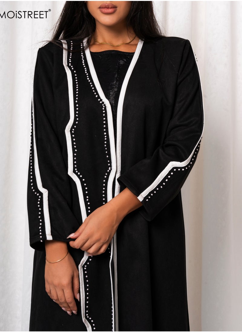 MOiSTREET Handmade Chamois Abaya