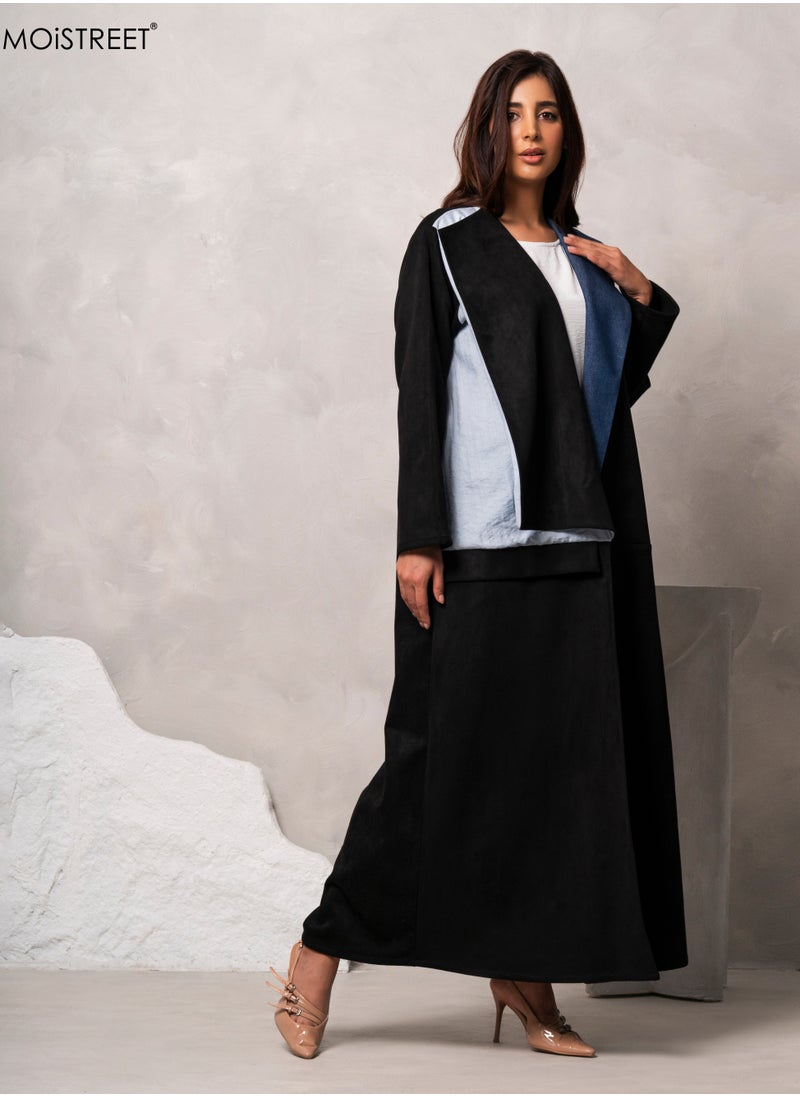 MOiSTREET Handmade Chamois Abaya