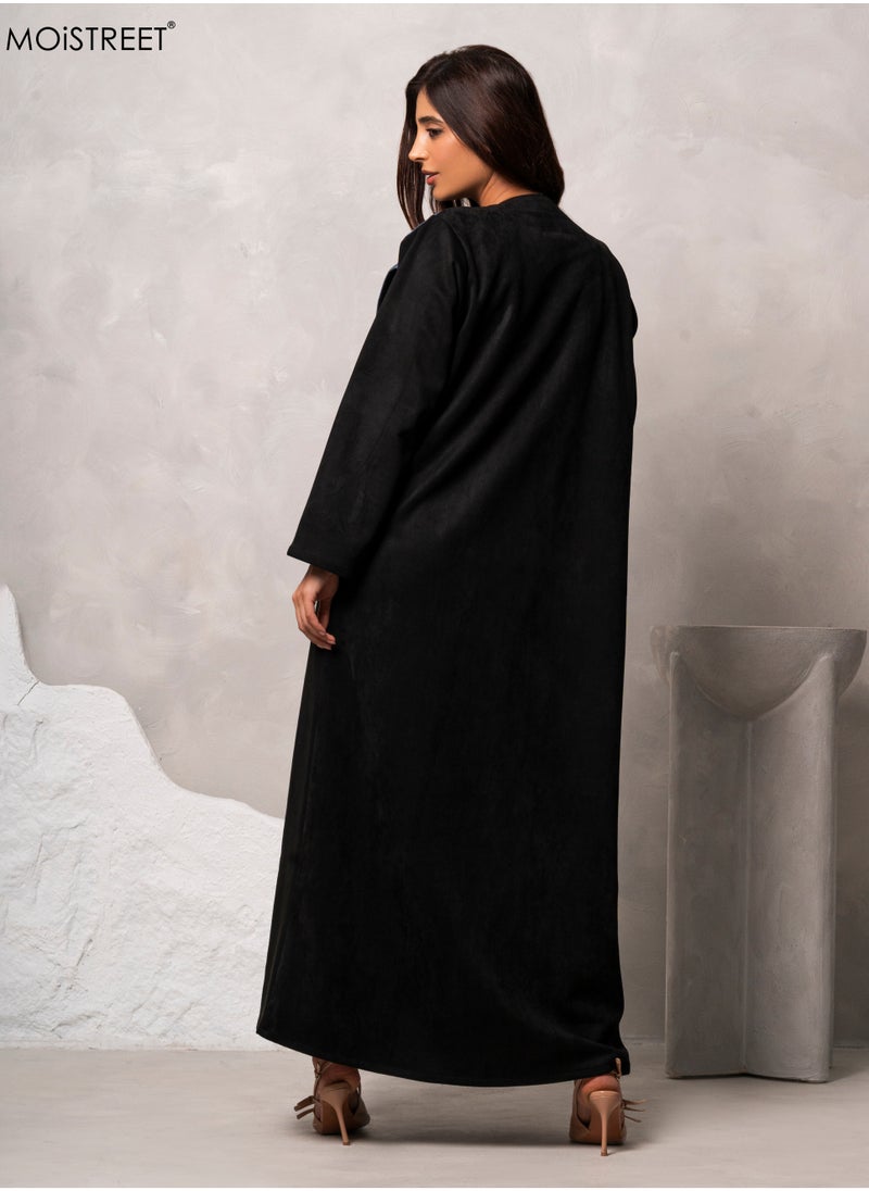 MOiSTREET Handmade Chamois Abaya